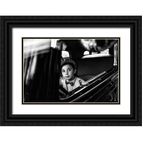Untitled Black Ornate Wood Framed Art Print with Double Matting by Lucidi, Riccardo