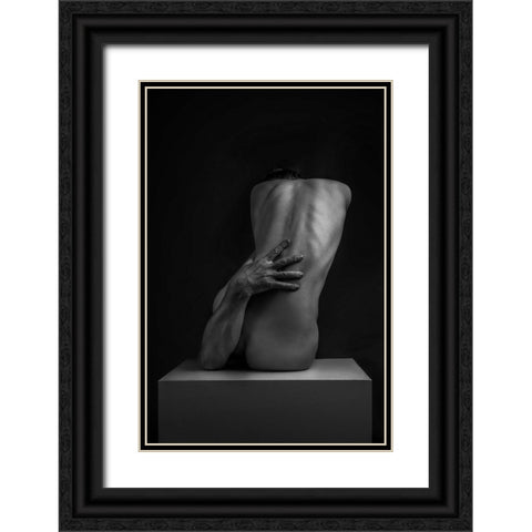 Abutment Black Ornate Wood Framed Art Print with Double Matting by Valevicius, Aurimas