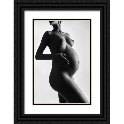 33 Weeks Black Ornate Wood Framed Art Print with Double Matting by Valevicius, Aurimas