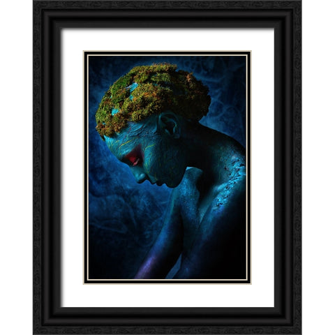 Symbiosis III Black Ornate Wood Framed Art Print with Double Matting by Kovalev, Ivan
