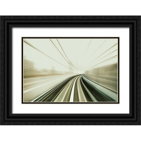 Untitled Black Ornate Wood Framed Art Print with Double Matting by Eichelberg, Amnon
