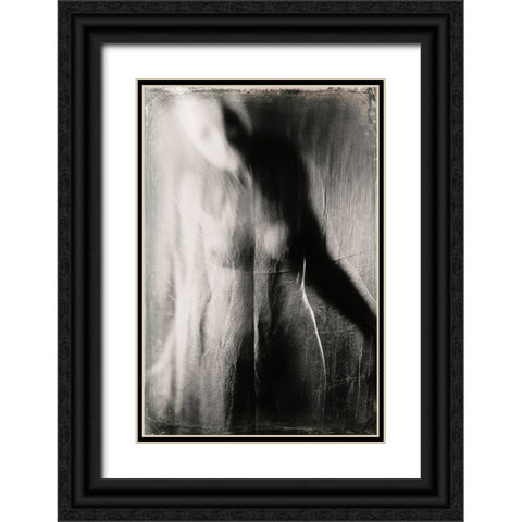 Untitled Black Ornate Wood Framed Art Print with Double Matting by Bousca, Bogdan