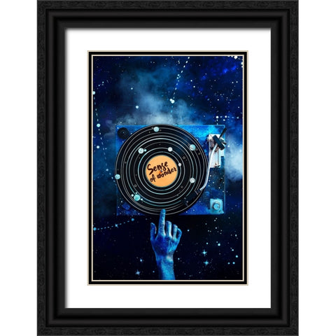 Wanderlust Black Ornate Wood Framed Art Print with Double Matting by Belenko, Dina