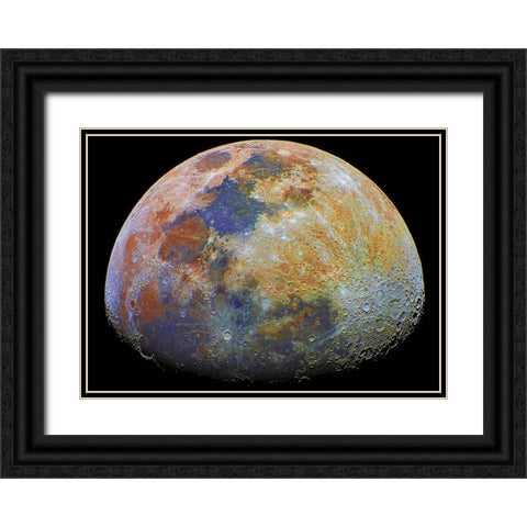 Mineral Moon Black Ornate Wood Framed Art Print with Double Matting by Ghizzi Panizza, Alberto