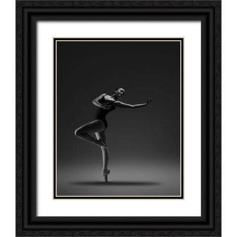 Untitled Black Ornate Wood Framed Art Print with Double Matting by Li, Rob
