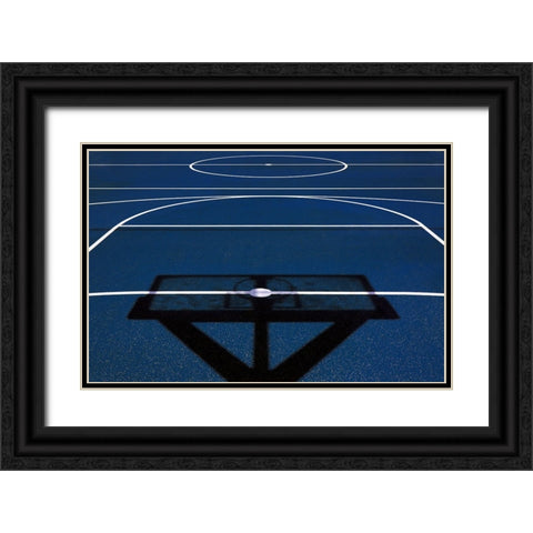 The Court Black Ornate Wood Framed Art Print with Double Matting by Hawerkamp, Hans-Wolfgang