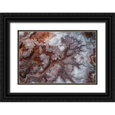 Colors Of Utah Black Ornate Wood Framed Art Print with Double Matting by Macua, Gerald