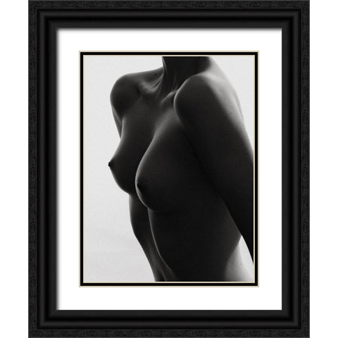 Sensual Beauty Black Ornate Wood Framed Art Print with Double Matting by Krystynek MQEP, Martin