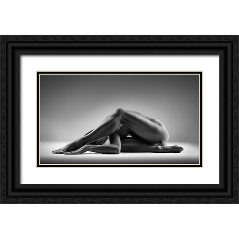 Lego Black Ornate Wood Framed Art Print with Double Matting by Valevicius, Aurimas