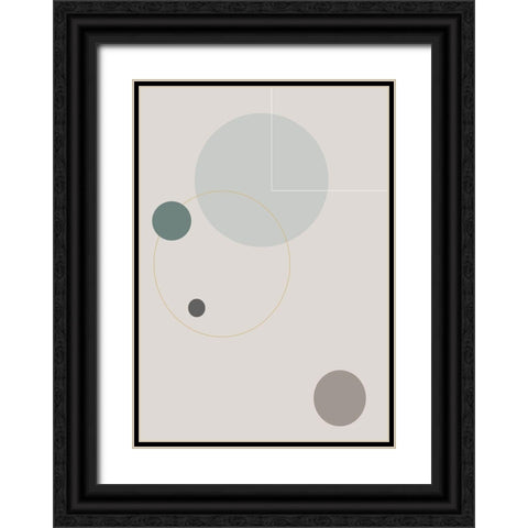 Space Orbit 03 Black Ornate Wood Framed Art Print with Double Matting by 1x Studio II