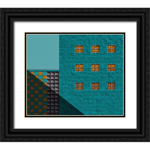 Po Box Black Ornate Wood Framed Art Print with Double Matting by Labagnara, Roxana