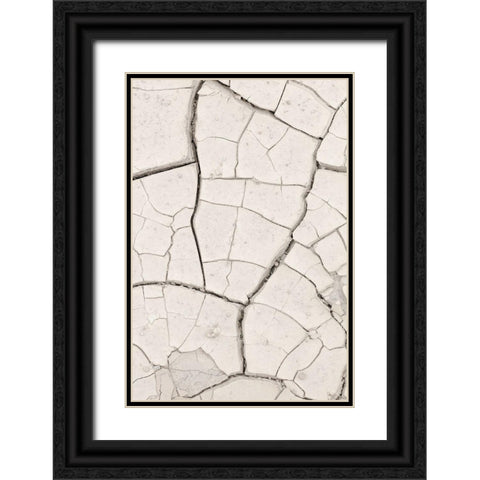 Clay Wall_Light Sand Black Ornate Wood Framed Art Print with Double Matting by 1x Studio III