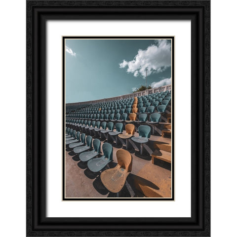 DonT Be Alone Black Ornate Wood Framed Art Print with Double Matting by hishamtwhed