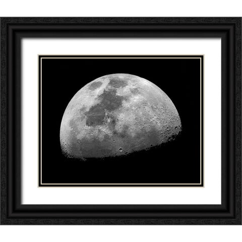 Oh Look At The Moon, Shes Shining Up There Black Ornate Wood Framed Art Print with Double Matting by Chakraborty, Mainak