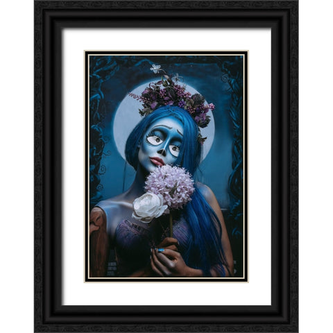 Corpse Bride Black Ornate Wood Framed Art Print with Double Matting by Behzadi Boroujeni, Amir