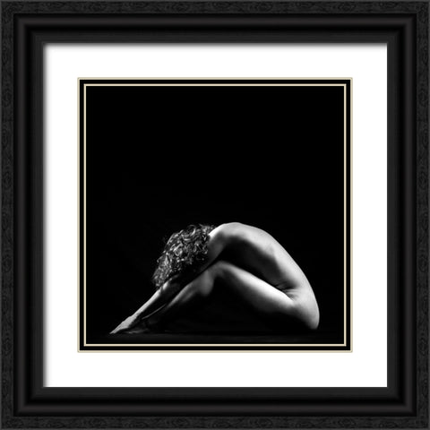 Triangle Black Ornate Wood Framed Art Print with Double Matting by Bosogea-Tudor, Ileana