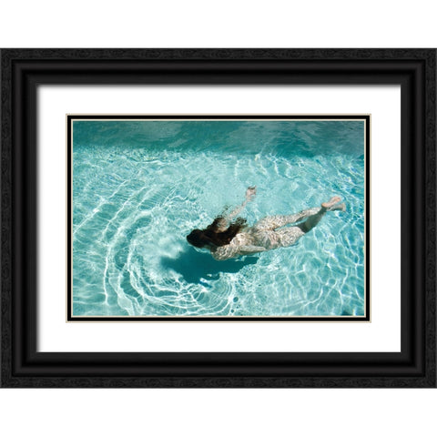Summer Memories Black Ornate Wood Framed Art Print with Double Matting by Brackstone, Mel