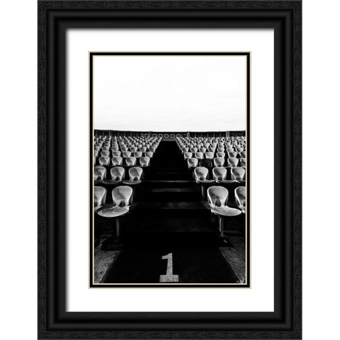 Untitled Black Ornate Wood Framed Art Print with Double Matting by Hishamtwhed