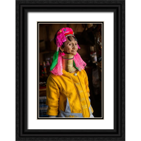 My Pride Black Ornate Wood Framed Art Print with Double Matting by Suharini, Mieke