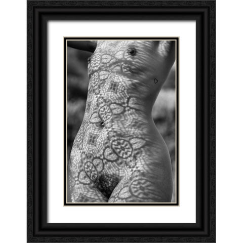 Venus Black Ornate Wood Framed Art Print with Double Matting by Blasko, Jan