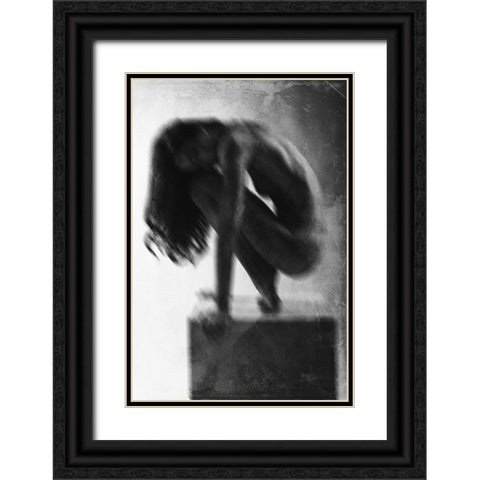 Model 0 Black Ornate Wood Framed Art Print with Double Matting by Franchini, Roberto