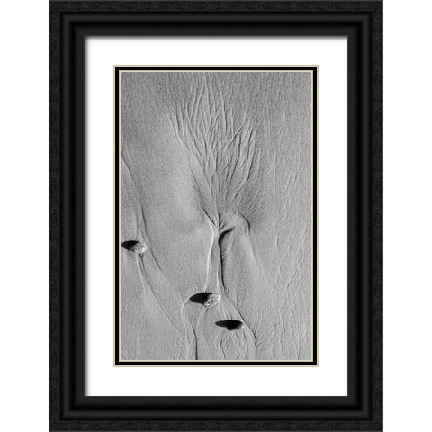 Women Black Ornate Wood Framed Art Print with Double Matting by UrbonaviCiene, Ingrida