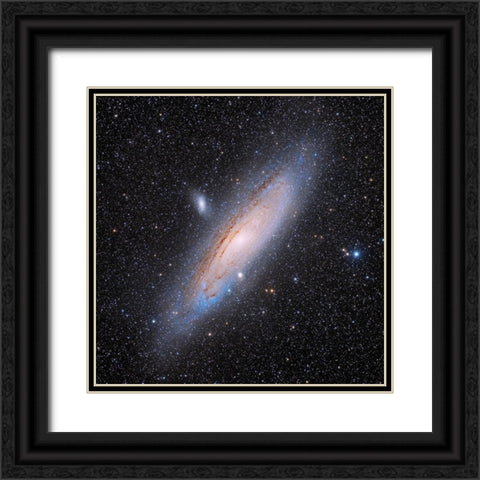Andromeda Black Ornate Wood Framed Art Print with Double Matting by Chander, Vikas