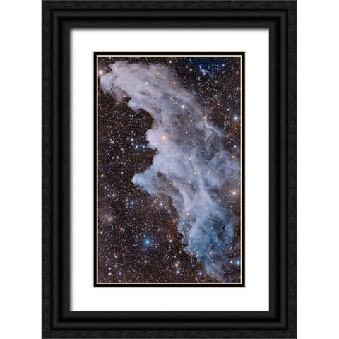 The Witch Head Nebula Black Ornate Wood Framed Art Print with Double Matting by Chander, Vikas