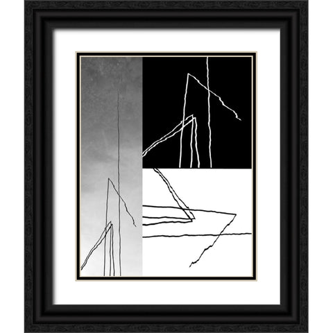 untitled Black Ornate Wood Framed Art Print with Double Matting by Lieb, Dorothee