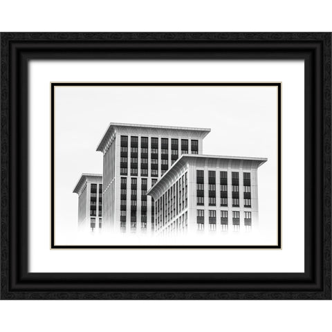 Prime Time Residential Complex Black Ornate Wood Framed Art Print with Double Matting by Kotov, Andrey