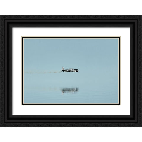 Fly low Black Ornate Wood Framed Art Print with Double Matting by Cederberg, Marcus