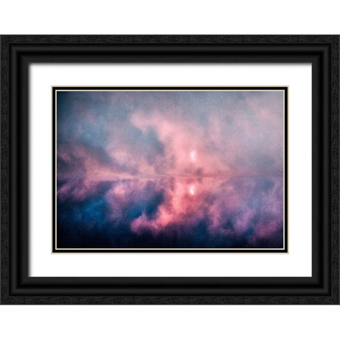Mystical Moonrise I Black Ornate Wood Framed Art Print with Double Matting by Tao, Vitee