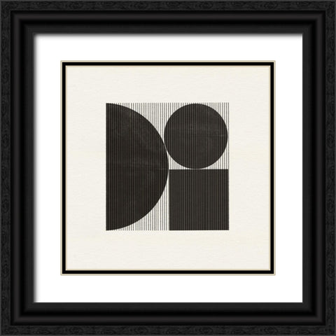Paper Object No7 Black Ornate Wood Framed Art Print with Double Matting by The Miuus Studio