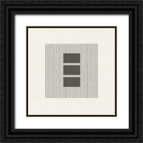 Paper Object No1. Black Ornate Wood Framed Art Print with Double Matting by The Miuus Studio