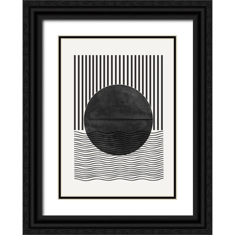 BaB No2. Black Ornate Wood Framed Art Print with Double Matting by The Miuus Studio
