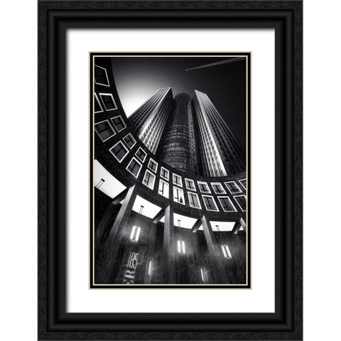 Frankfurt 185 Black Ornate Wood Framed Art Print with Double Matting by Otero Sobrino, Dani