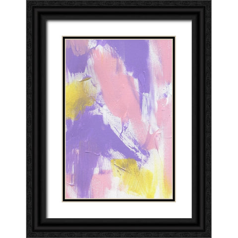 Color Bomb Black Ornate Wood Framed Art Print with Double Matting by Uplusmestudio