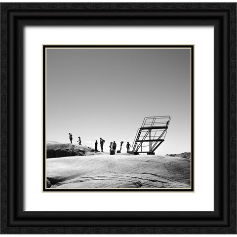 Abandoned Black Ornate Wood Framed Art Print with Double Matting by Ogazzi, Alex