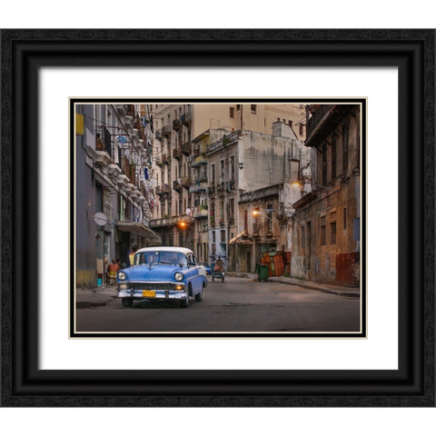 Good Evening 2 Black Ornate Wood Framed Art Print with Double Matting by Creativeartsolution, Khoshro