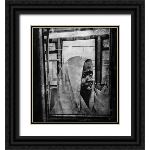 An Ordinary Woman Black Ornate Wood Framed Art Print with Double Matting by Fabrowski, Robert
