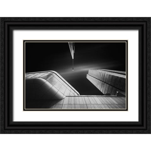 NIVy Black Ornate Wood Framed Art Print with Double Matting by Vazan, Karol