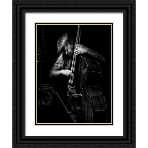 Jazz Emotion Black Ornate Wood Framed Art Print with Double Matting by Yamamoto, Eiji