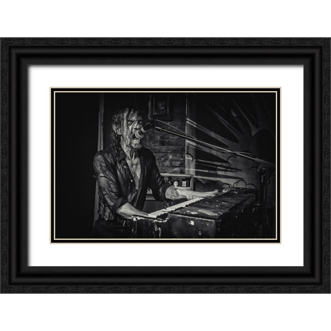 James Leg Black Ornate Wood Framed Art Print with Double Matting by Ilijic, Dejan