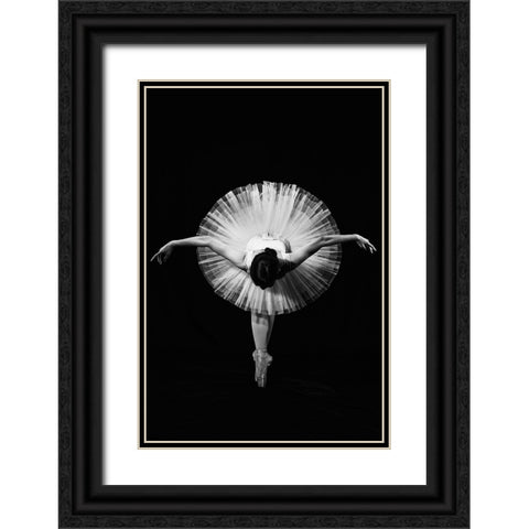 Finale Black Ornate Wood Framed Art Print with Double Matting by Suntiniwat, Pattanawit