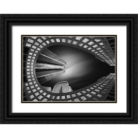 Horseshoe Black Ornate Wood Framed Art Print with Double Matting by Figueras, Antoni