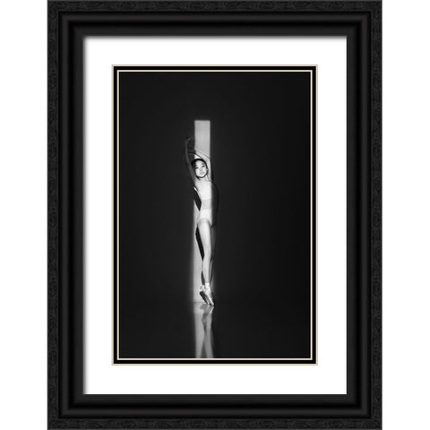Facing The Light Black Ornate Wood Framed Art Print with Double Matting by Yang, Yingchen