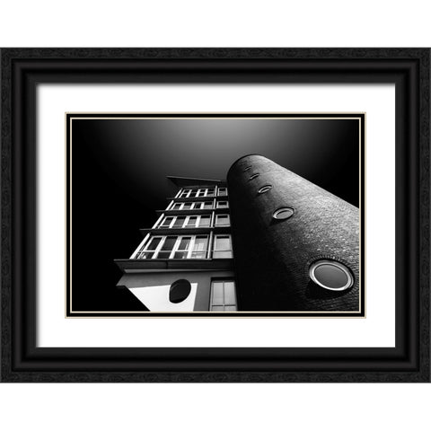 Attachments Black Ornate Wood Framed Art Print with Double Matting by Weber, Roland