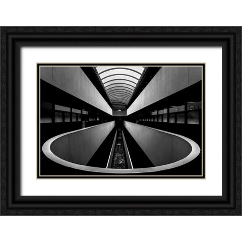 Marin Center 1333 Black Ornate Wood Framed Art Print with Double Matting by Zeng, Jiahong