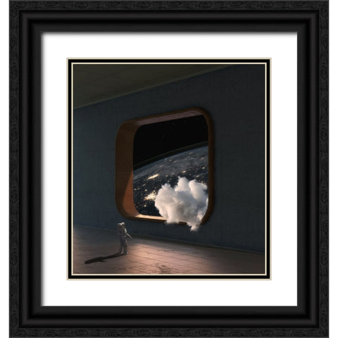 Am‚E™Cš„Ae—Pe—A Black Ornate Wood Framed Art Print with Double Matting by CVV