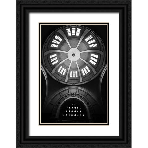 Untitled Black Ornate Wood Framed Art Print with Double Matting by Hishamtwhed
